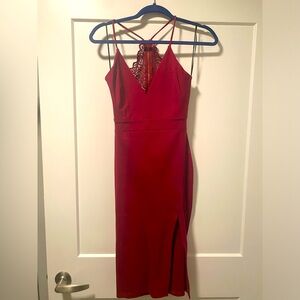 Red DAINTY HOOLIGAN formal dress. ONLY worn once. Size 2
